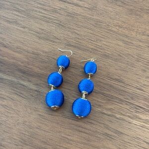 Elegant Blue Dangle Earrings